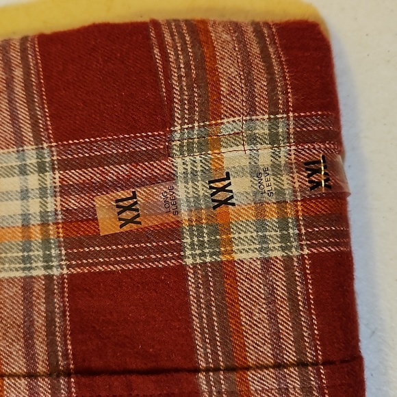 Croft & barrow mens flannel shirt long sleeve xxl - Picture 4 of 6